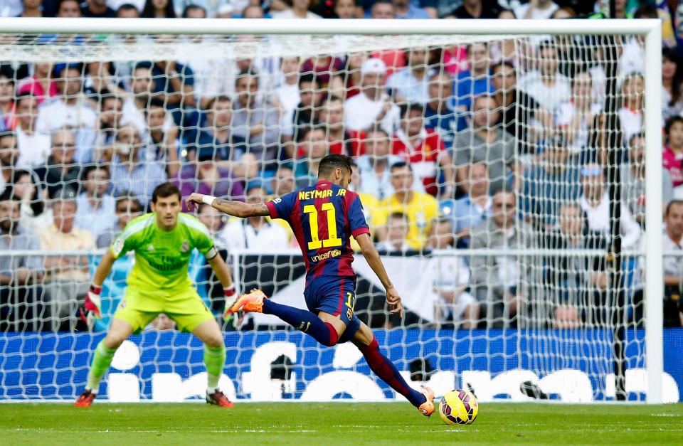 Neymar last scored against Real Madrid on day Luis Suarez made Barca bow