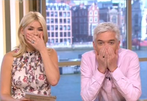  Holly Willoughby and Phillip Schofield couldn't stop laughing over Kim Kardashian selling floats in the shape of her famous bum