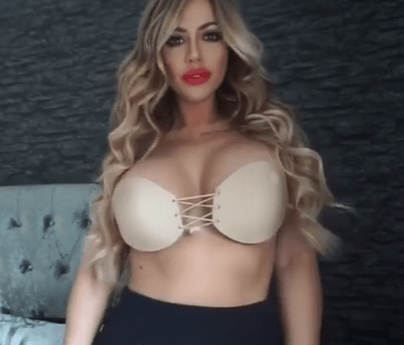  Holly Hagan and Jemma Lucy put on an eye-popping display as they modelled a very revealing new bra