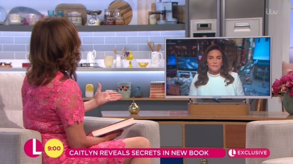  Caitlyn told Lorraine Kelly she relished showing off the woman that had previously been hidden in Bruce Jenner's body