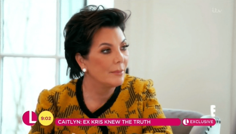  Caitlyn was left shocked at Kris' comments and insisted she knew the truth about her gender confusion