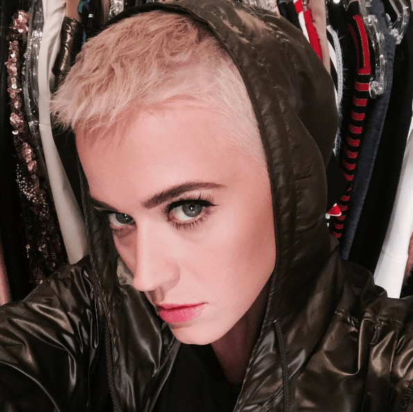  Katy Perry is rocking her most striking hair style to date