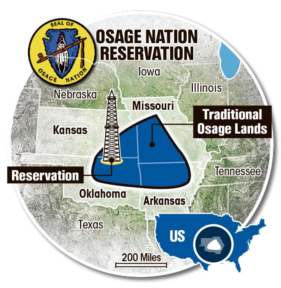  The Osage lands