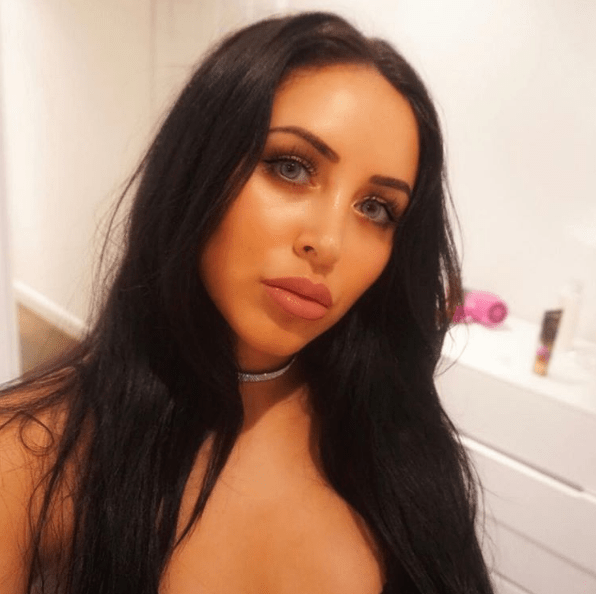  Lewis had an explosive on-off relationship with Marnie Simpson