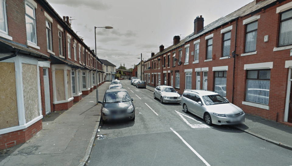  The man was found in Chinley Avenue, Manchester, with life-threatening head injuries on Saturday