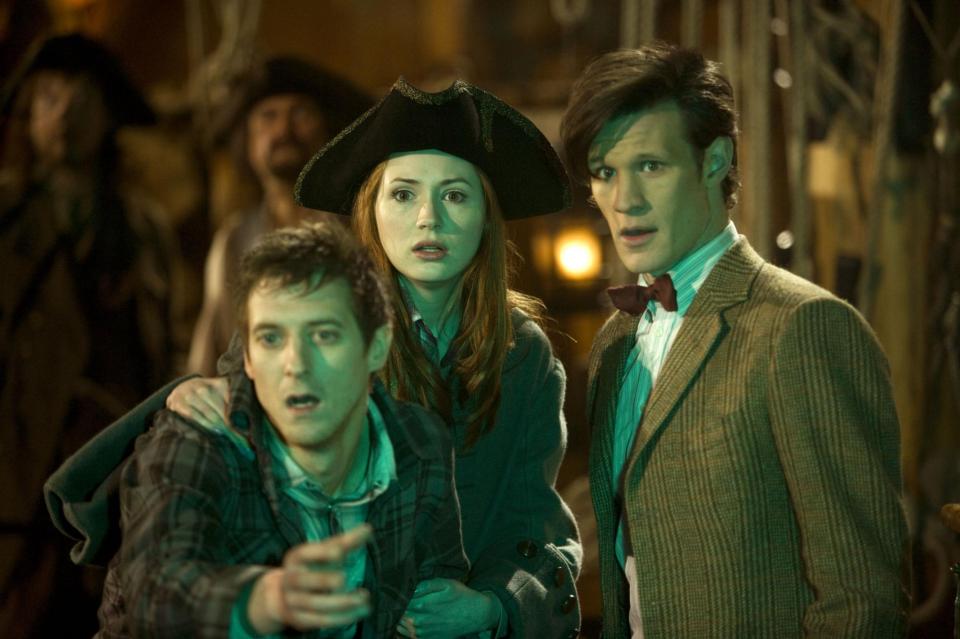  Karen first shot to fame alongside Matt Smith and Arthur Darvill in Doctor Who