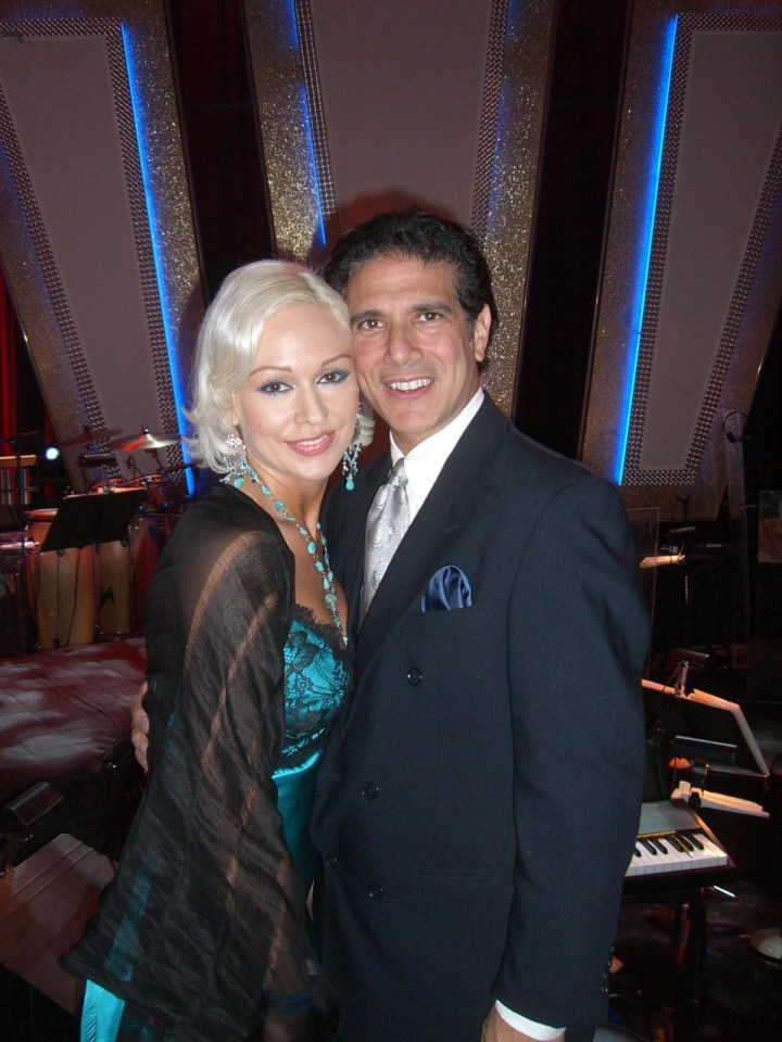 Shirley’s ex-husband Corky Ballas left her for former Strictly pro Kristina Rihanoff, pictured above with Corky