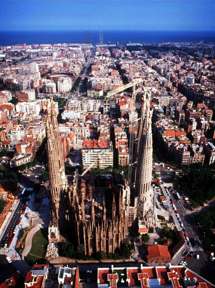  The 18-tower structure is Barcelona's top tourist attraction, drawing three million visitors annually