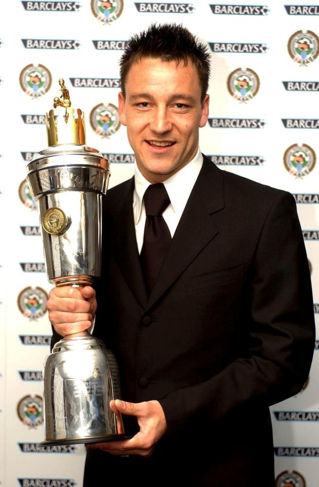  Terry was named the PLayers' Player of the Year in 2005 and was named in the Team of the Season four times