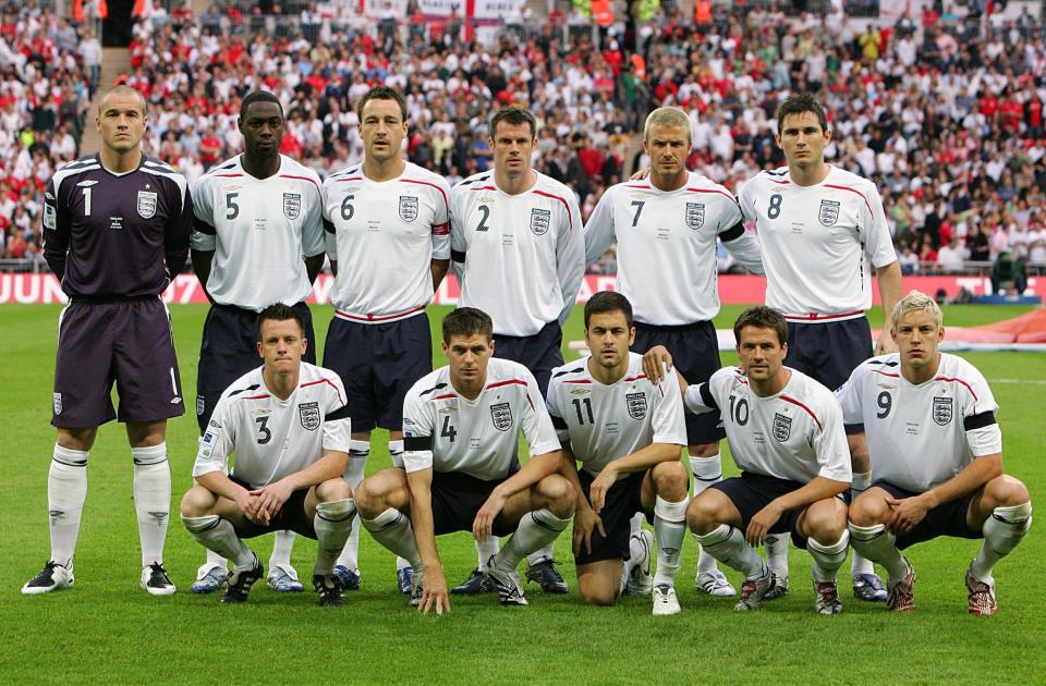  Paul Robinson was the reglaur goalkeeper for England's 'Golden Generation'