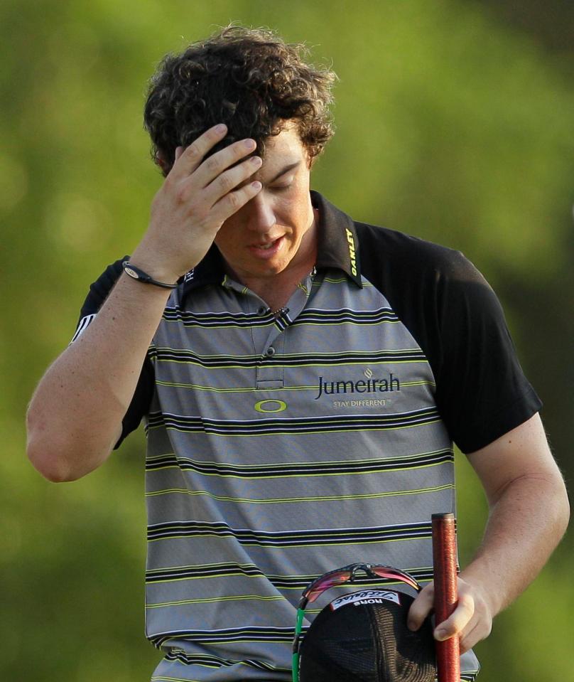  Rory McIlroy had his Masters meltdown in 2011