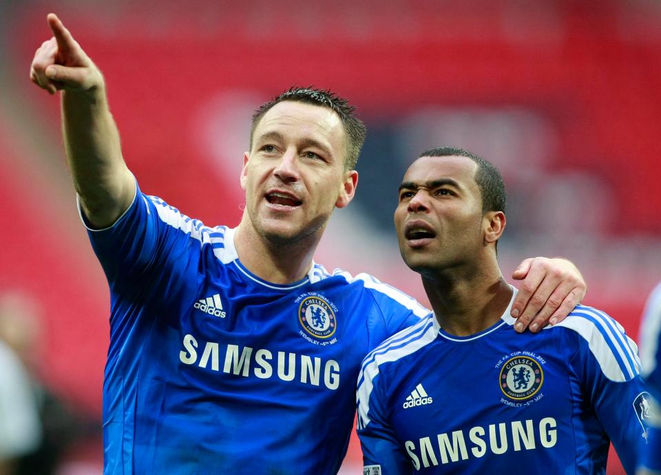  Terry and Ashley Cole were a dream team for club and country