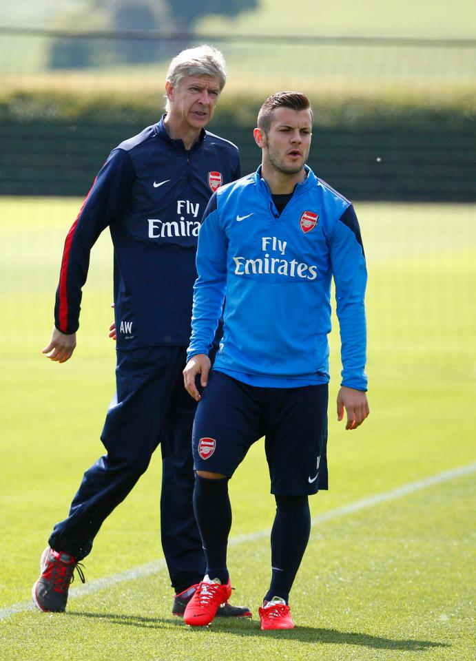  Jack Wilshere left Arsenal at the start of the season to rediscover his form and fitness on loan