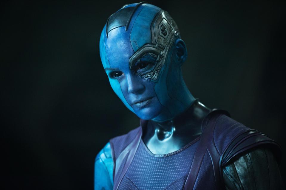  Karen plays assassin-cyborg Nebula in the Marvel film