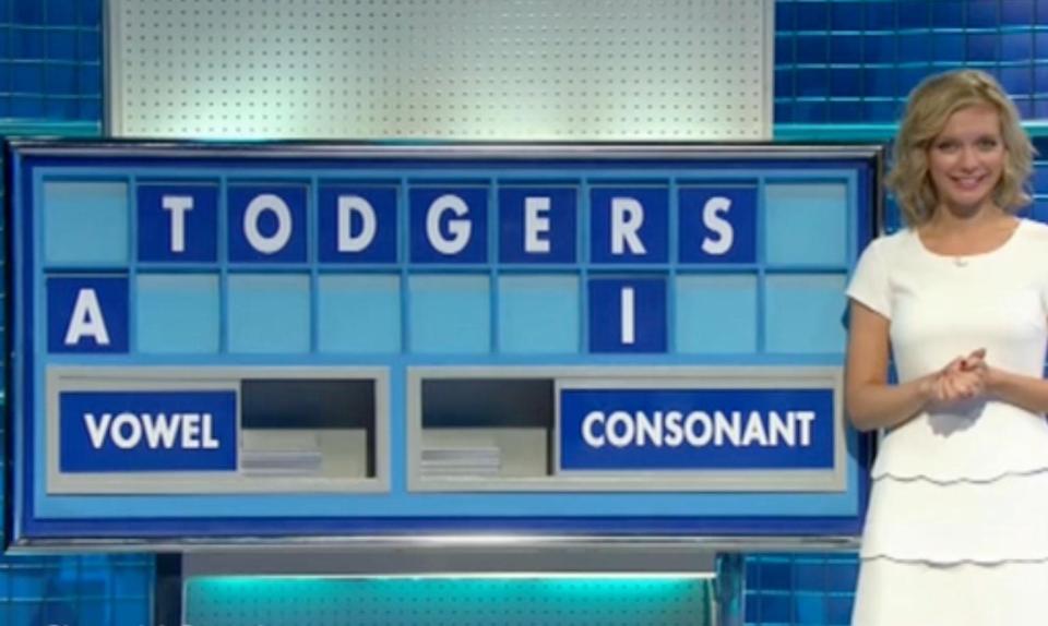  Rachel Riley has often been left giggling at the letters remaining