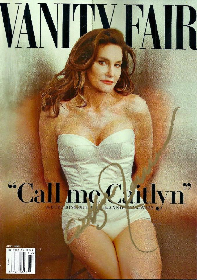  The former Olympian posed in a racy corset for Vanity fair