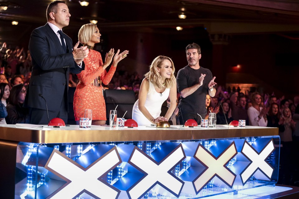 Amanda loves to press her big golden buzzer