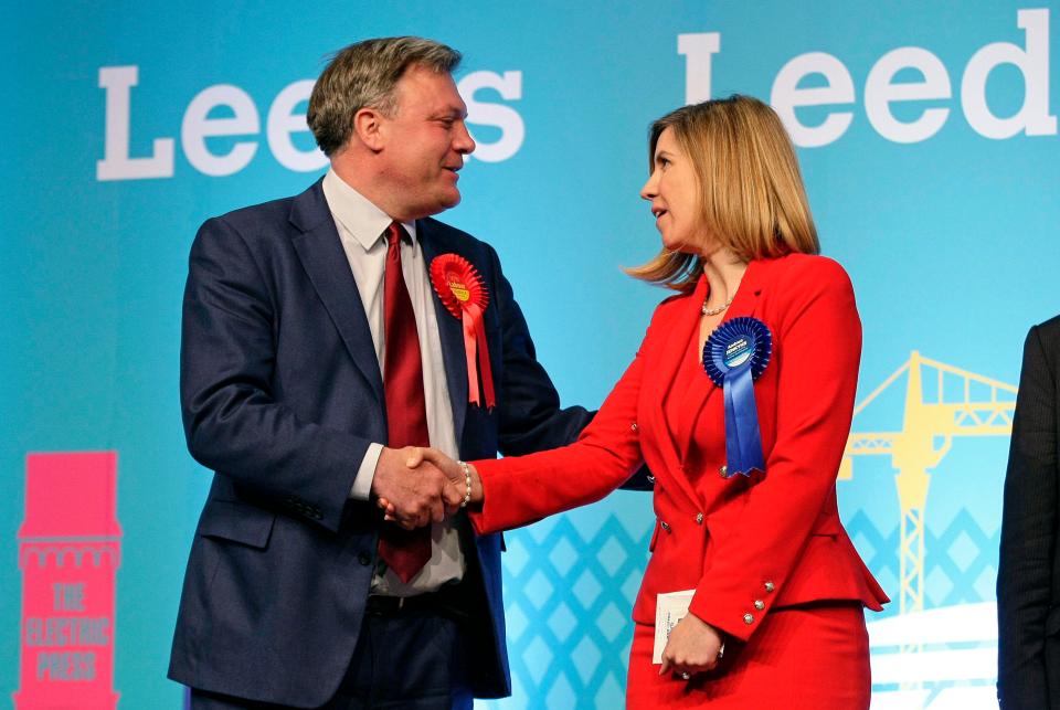  Tory backbencher Andrea Jenkyns caused the upset of the 2015 Election when she defeated Mr Balls by just 422 votes