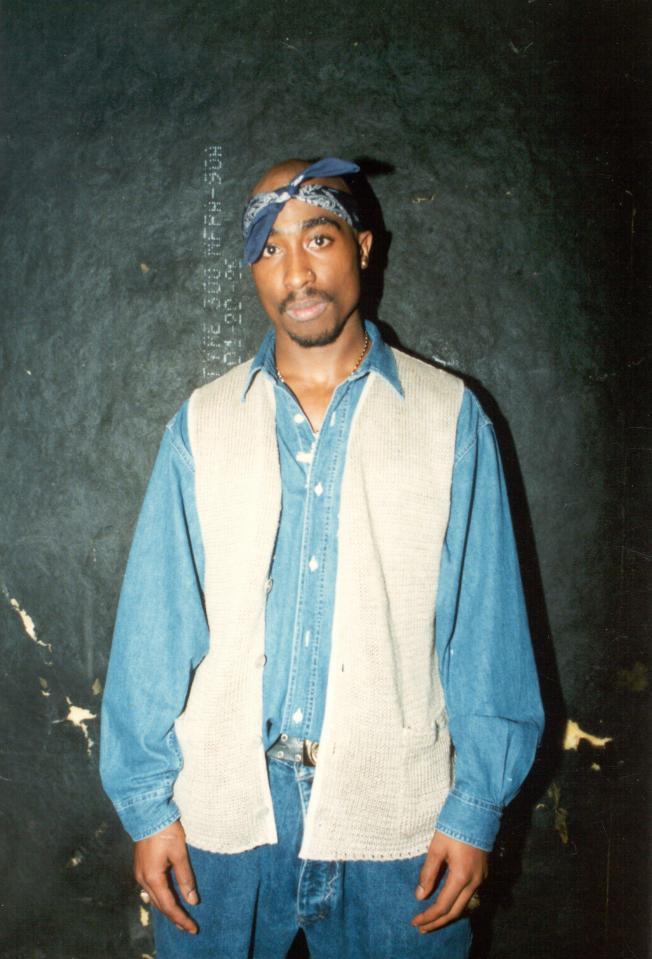  Knight was with Tupac (pictured) the night he was killed in a drive-by shooting in Las Vegas in 1996