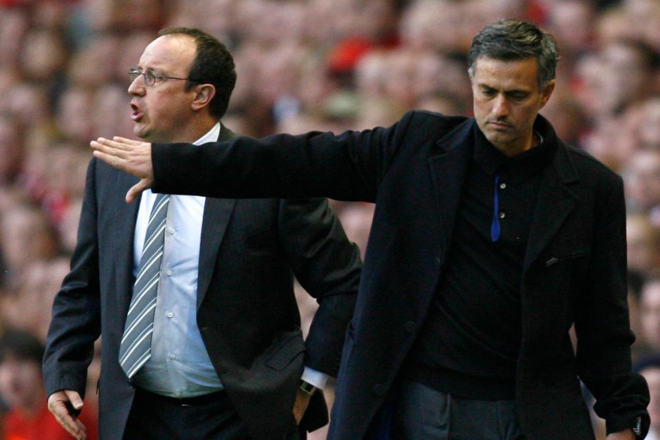  Rafa Benitez and Jose Mourinho have a long-running feud going back to when they were Liverpool and Chelsea managers