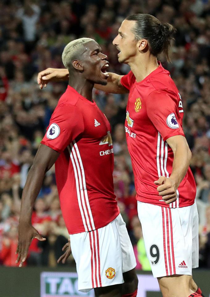  Paul Pogba and Zlatan Ibrahimovic are raking it in at United