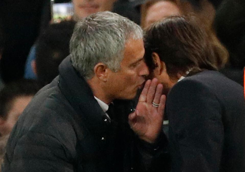  After Chelsea thumped Manchester United 4-0 in November this season, Jose Mourinho told Antonio Conte not to gloat in victory