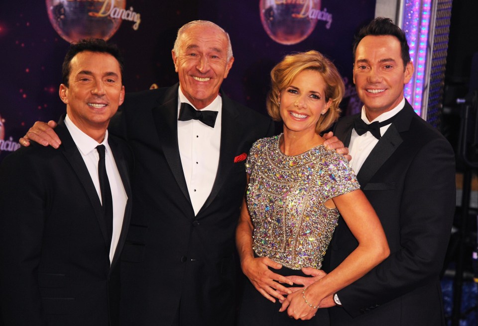 Shirley is the favourite to replace Strictly’s Len Goodman, second left, after dazzling bosses at a secret screen test