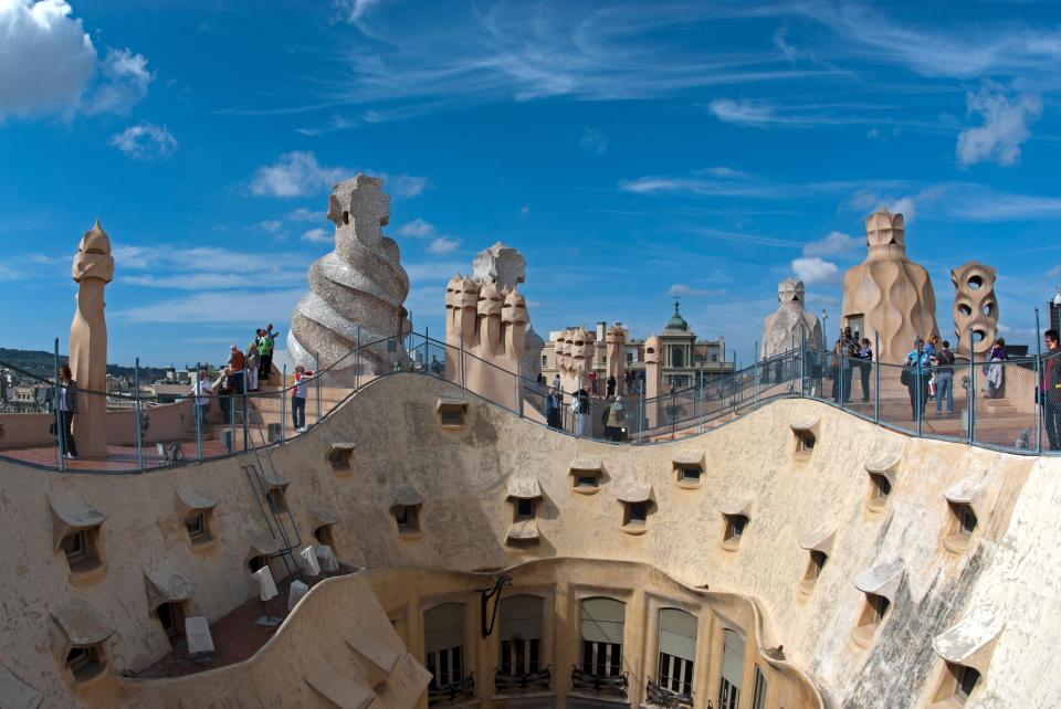  Remind you of anything? These unusual chimneys in Barcelona are said to have inspired Star Wars creator George Lucas