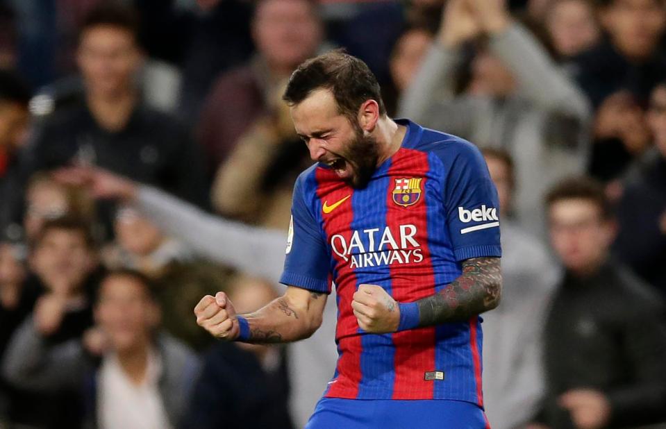  Aleix Vidal looks destined to leave Barcelona after failing to establish the right-back position as his own