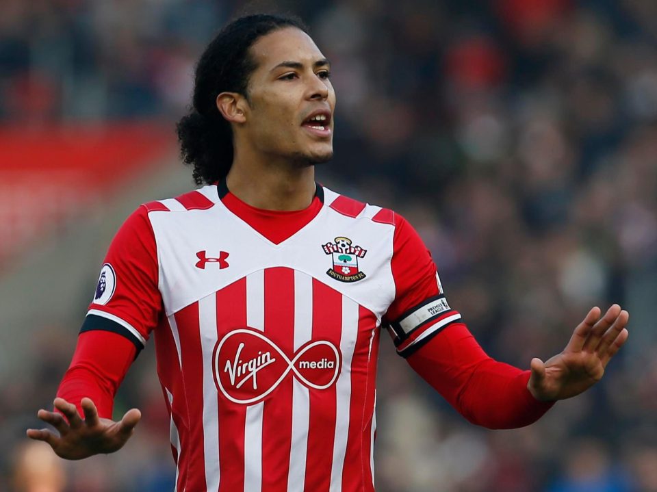 Defender Virgil Van Dijk has been linked with a move aw from Southampton in the summer