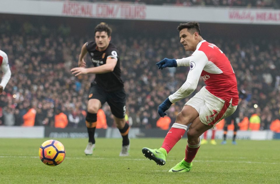  Alexis Sanchez has been nominated to win the PFA Player of the Year award this season