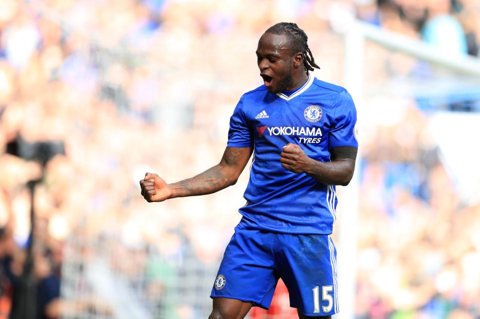  Victor Moses will be hoping to bounce back from injury after missing the last two games