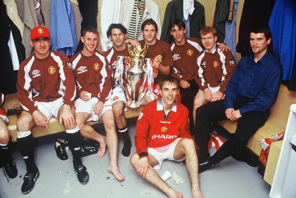  United's success in the 1990s was built around a team of academy stars