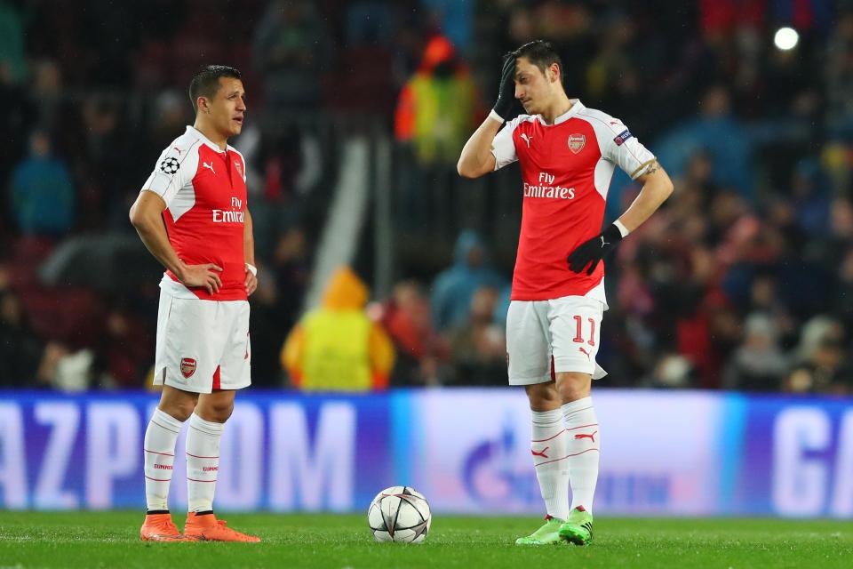  Alexis Sanchez and Mesut Ozil are yet to sign fresh Gunners deals