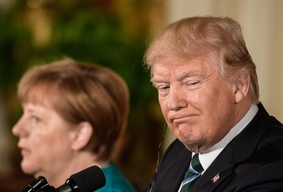  Trump has now said he had 'unbelievable chemistry' with Merkel