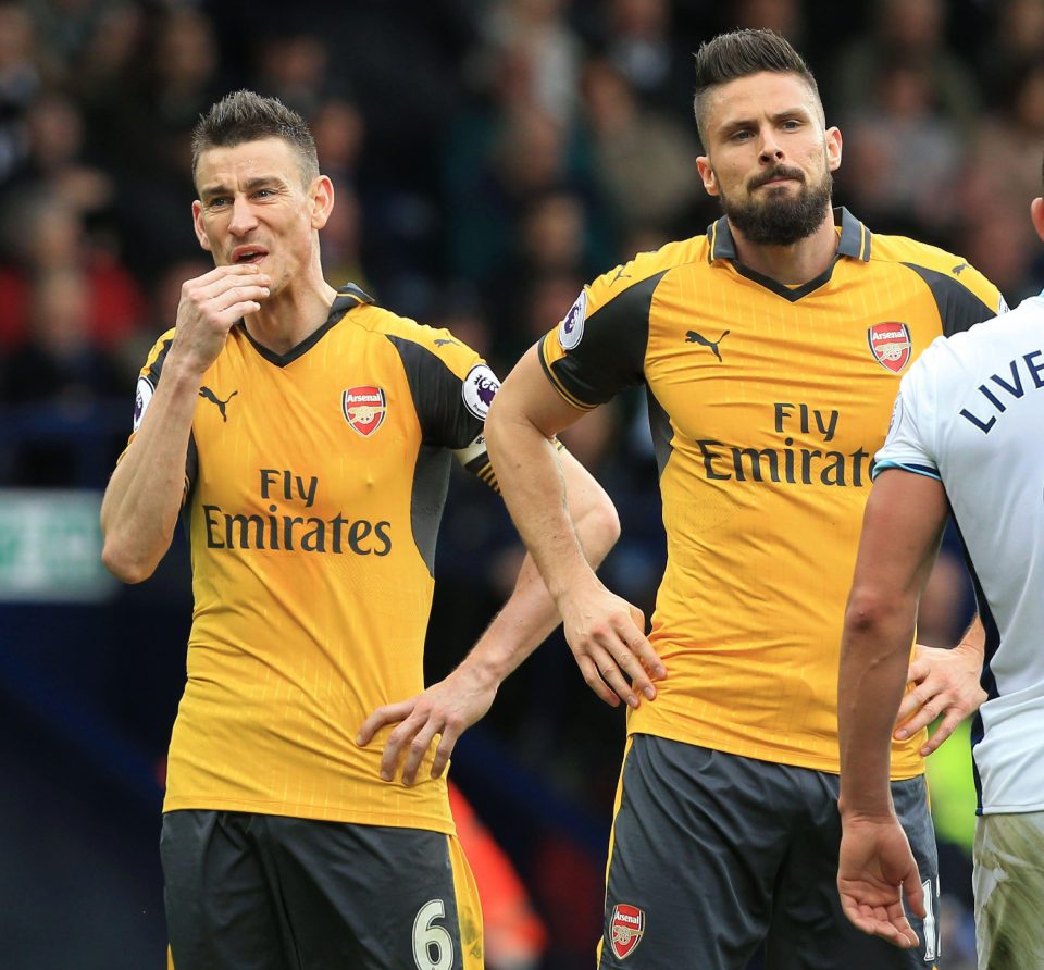  Marseille are lining up summer moves for Arsenal pair Laurent Koscielny and Olivier Giroud