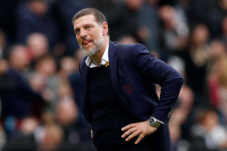  Boss Slaven Bilic is under increasing pressure from both the board and from fans