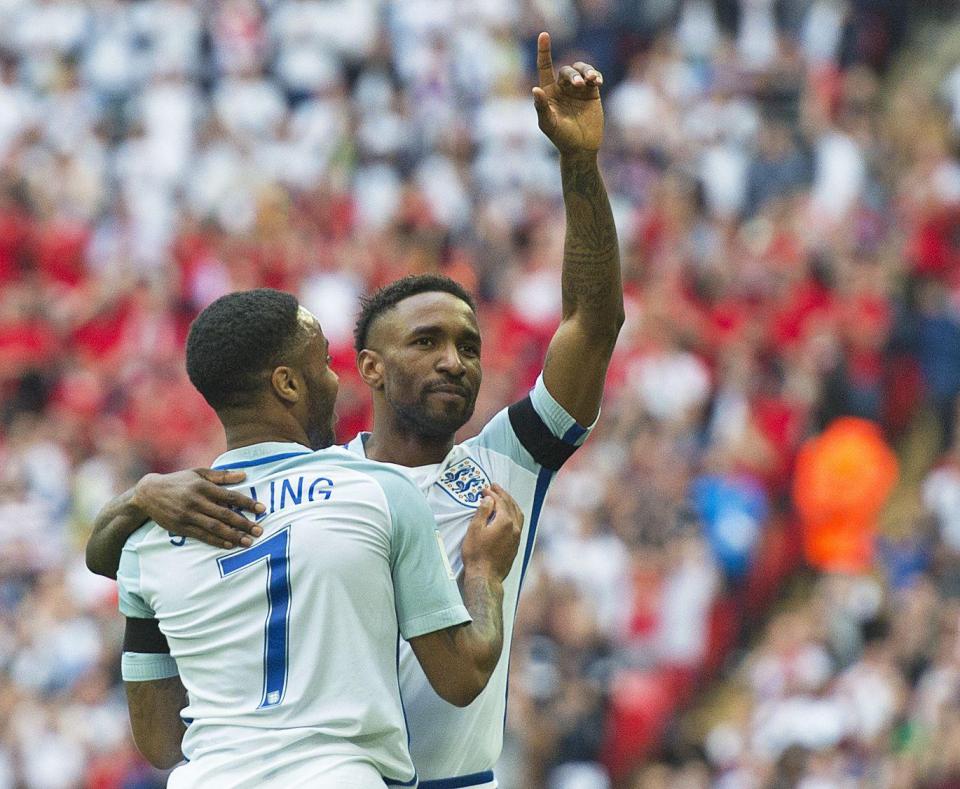  Jermain Defoe starred for England in their last World Cup qualifier against Lithuania