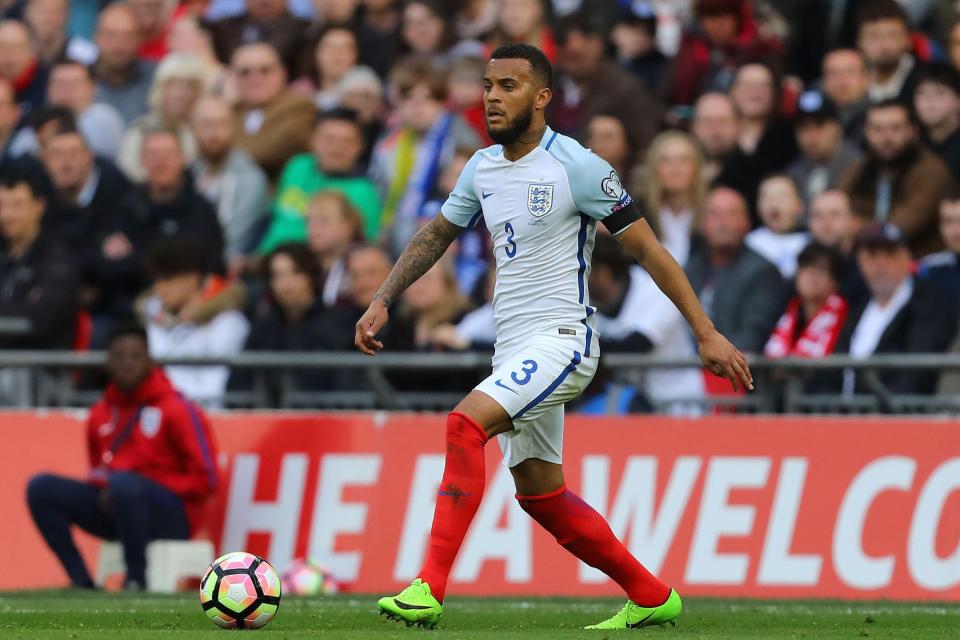  Ryan Bertrand has won 12 caps for England since  2012