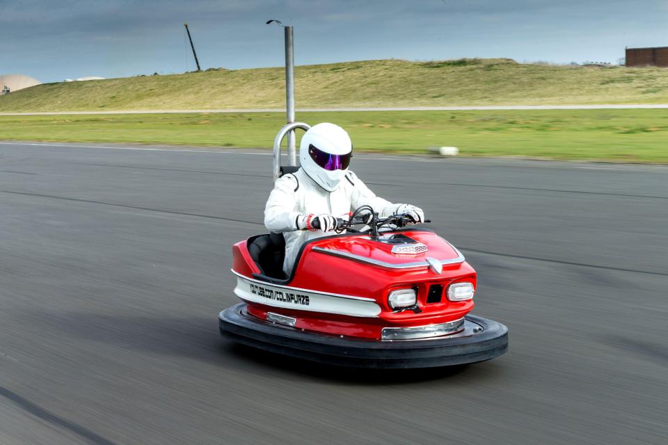  The Stig can even make a dodgems car go fast