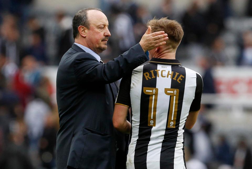  Rafa Benitez signed Matt Ritchie from Bournemouth last summer