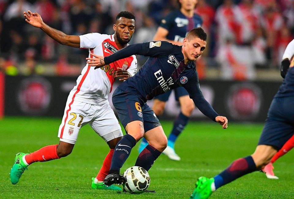  Paris Saint-Germain look set to finish behind Monaco in Ligue 1