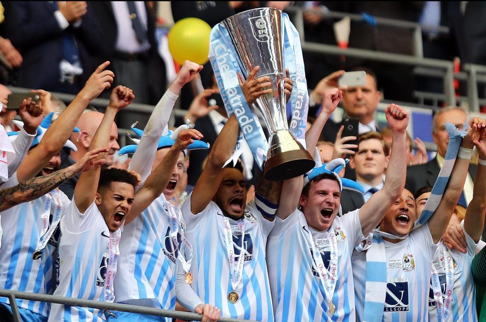  It was a first EFL Trophy for the Sky Blues after they won in early April