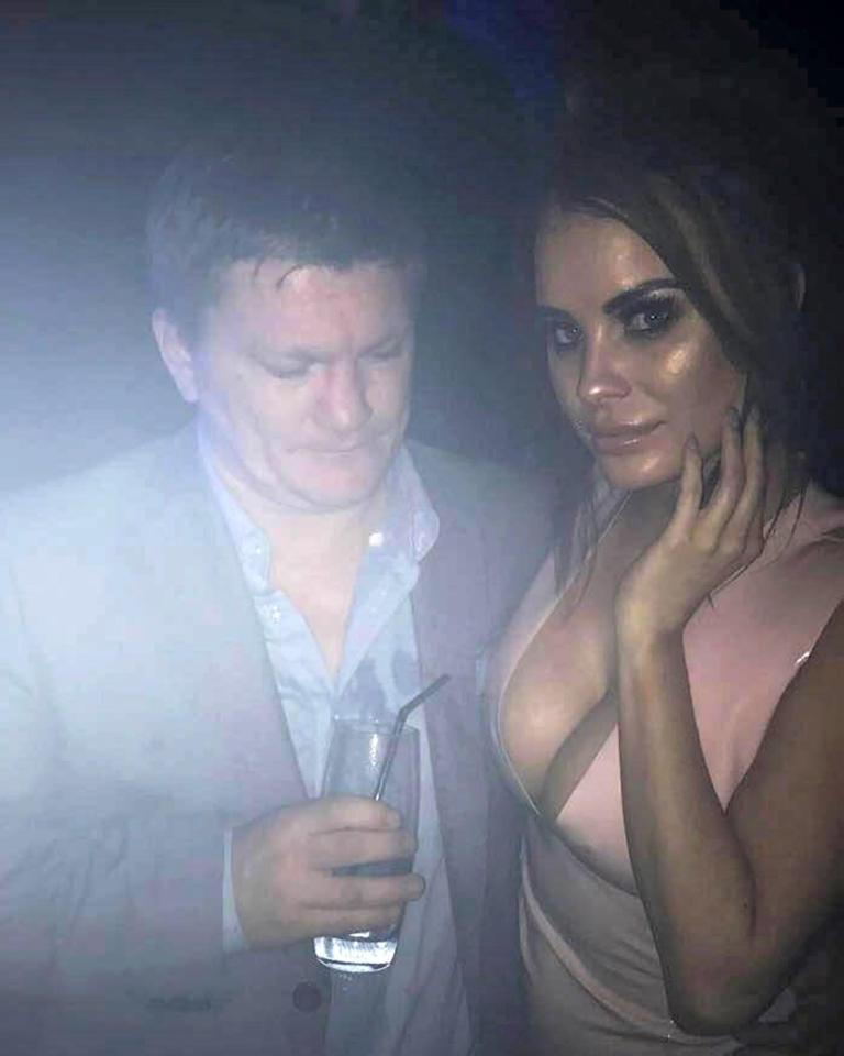  Boxer Ricky Hatton seemed VERY taken with Carla Howe when he met her this week