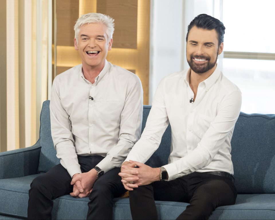  Rylan Clark presented This Morning alongside Phillip Schofield