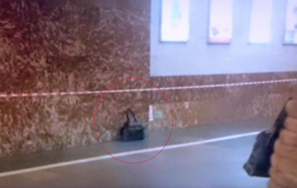  Russian media has also published pictures of a further device left in the station that was later defused by bomb teams