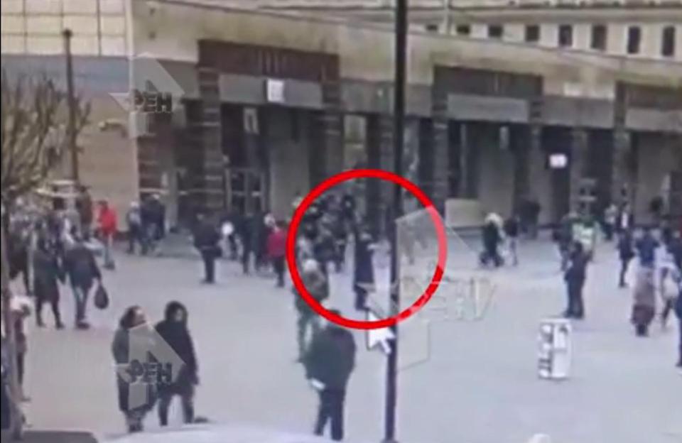  Russian media had published CCTV footage allegedly showing one of the suspects behind the attack milling around outside one of the bombed metro stations