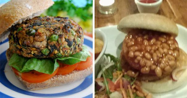 An Irish diner asked for a bean burger… which they certainly got given