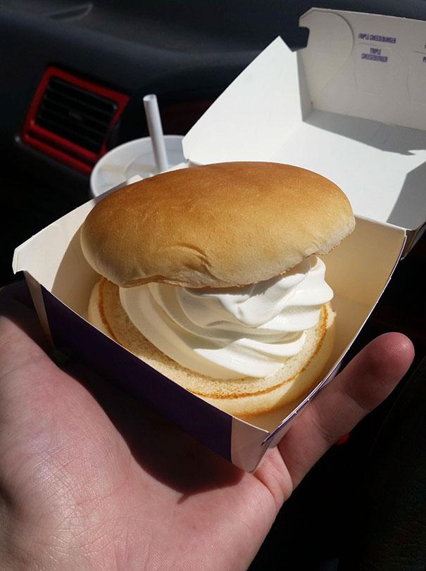 One McDonald’s customer ordered an “ice cream sandwich”… and the fast food giant made his wishes a reality