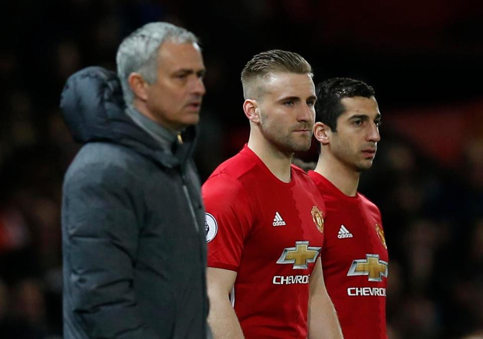  Mourinho claimed Shaw only looked good because he was guiding him from the bench